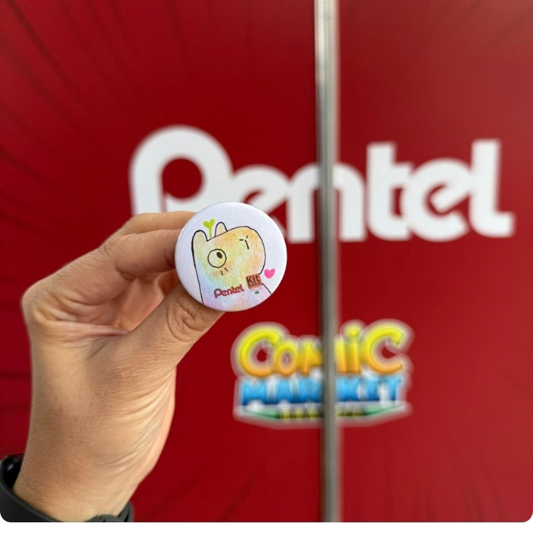 Pentel do Brasil participa do Comic Market 2026